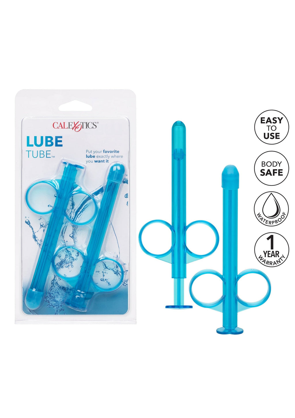 Tubo lubrificante 2 pezzi blu