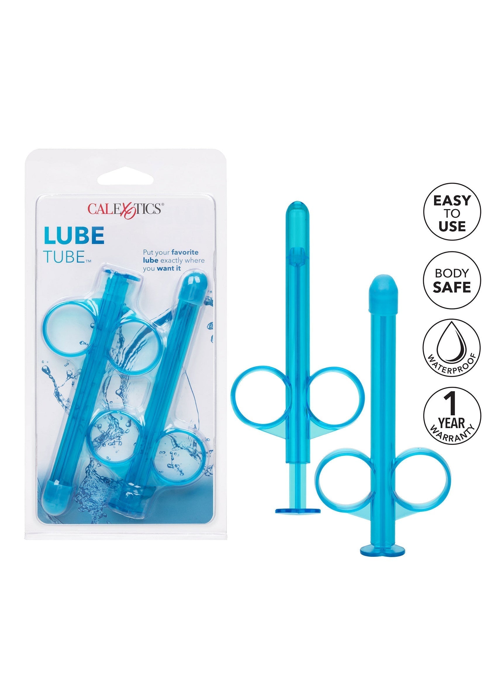 Tubo lubrificante 2 pezzi blu