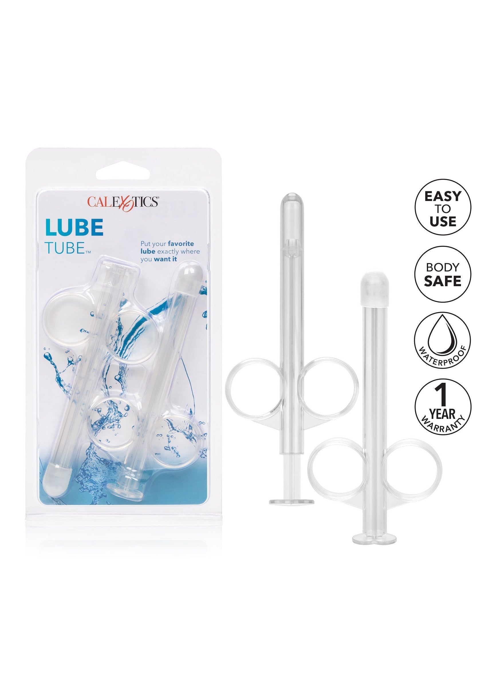 Tubo lubrificante 2 pezzi trasparente