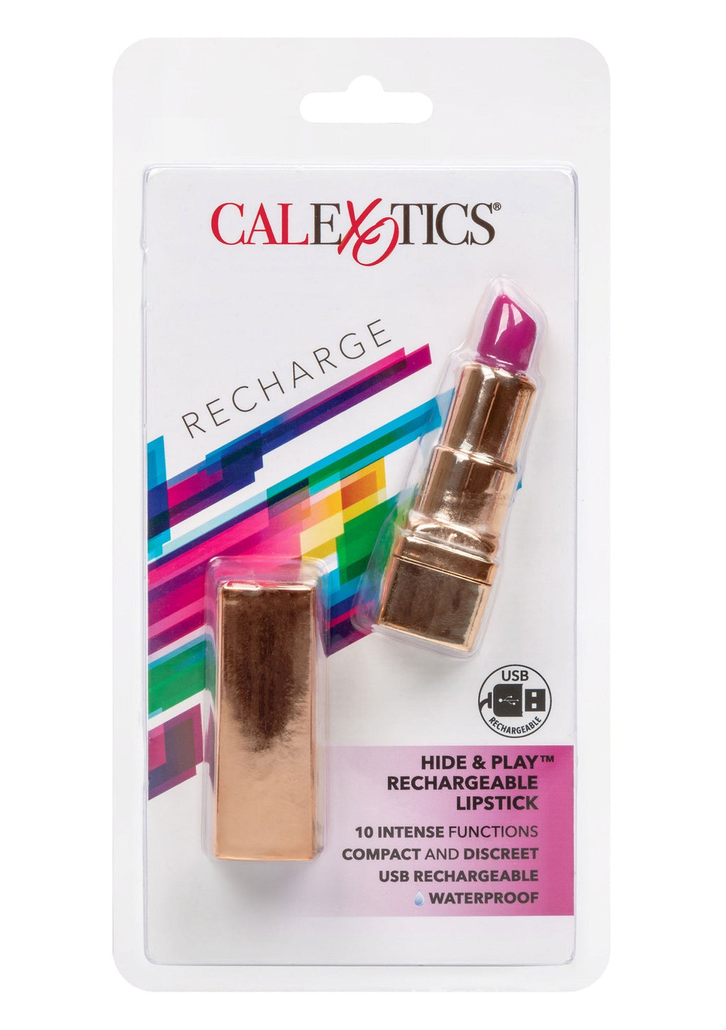 Rossetto Hide & Play ricaricabile viola