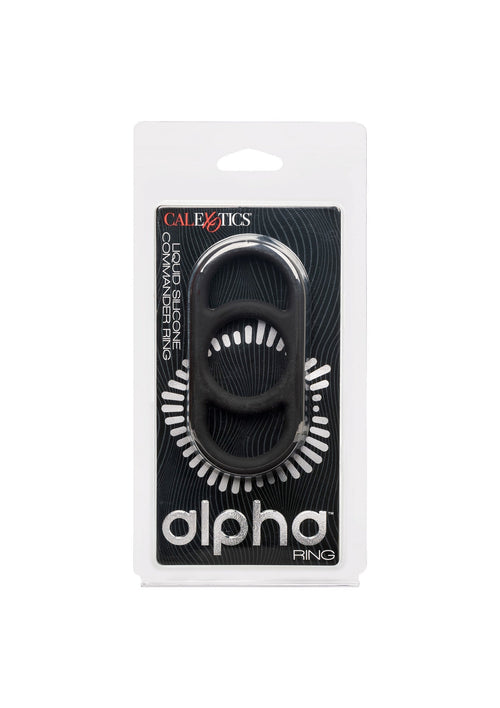 Anello Commander in silicone nero