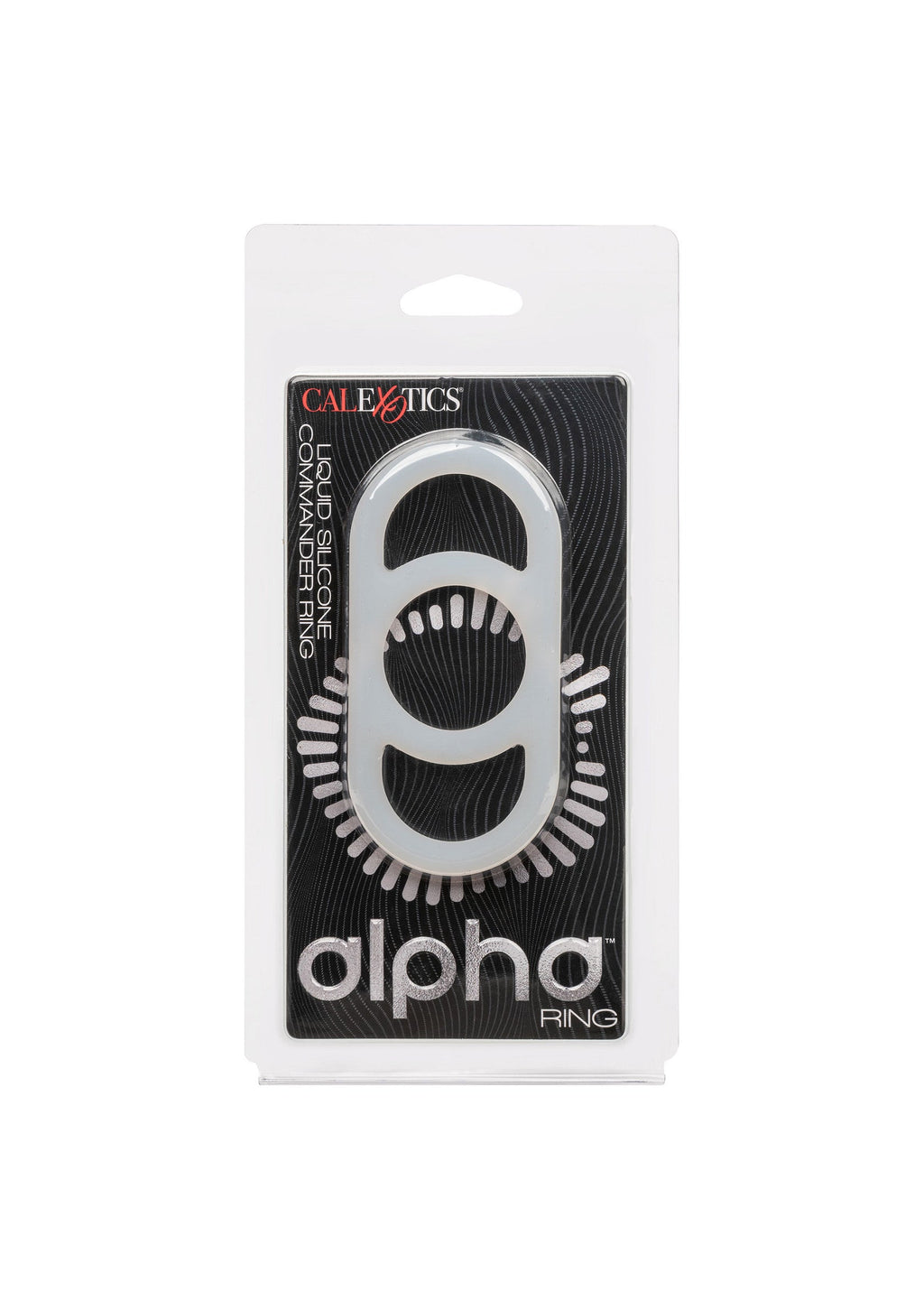Anello Commander in silicone bianco