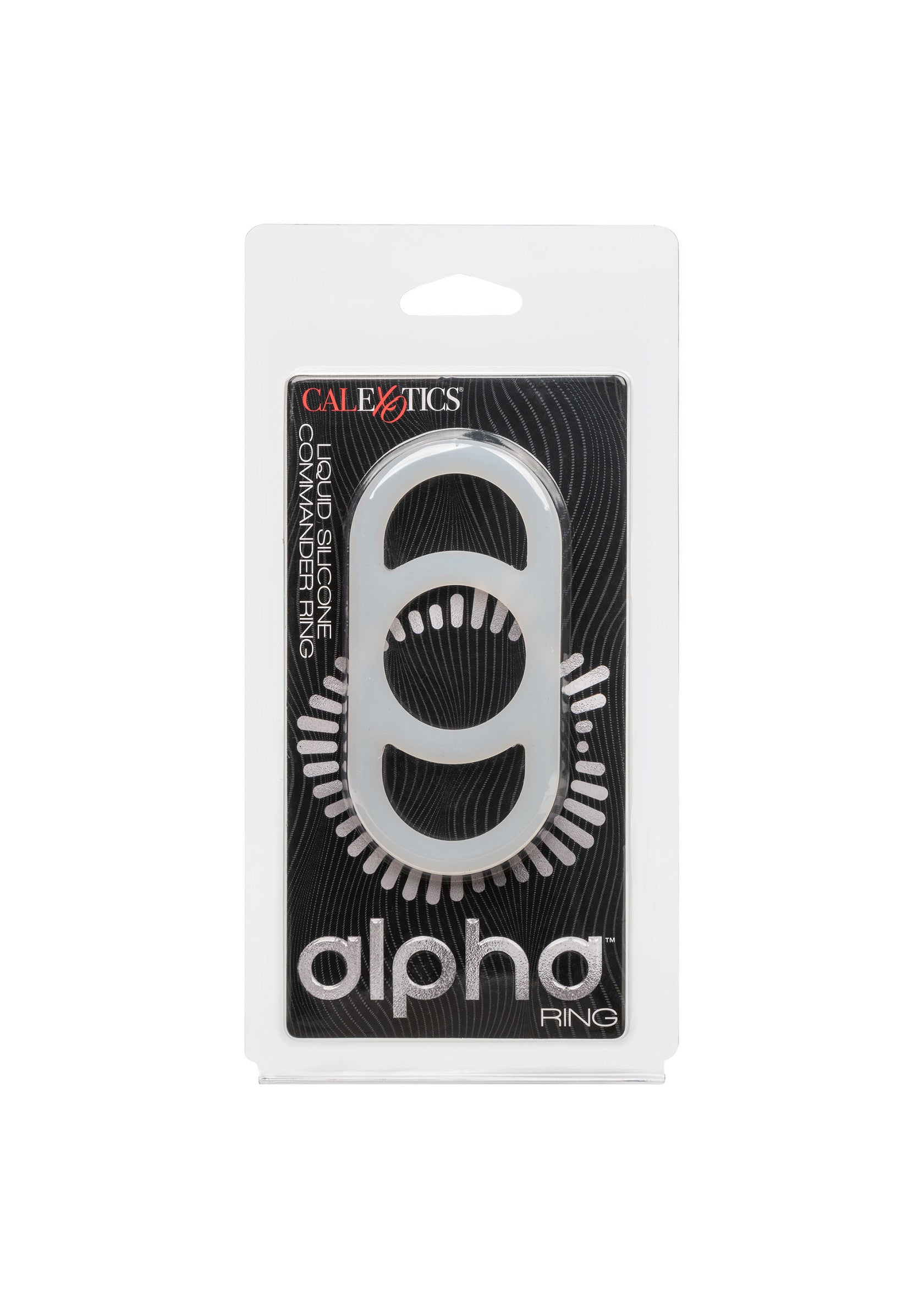 Anello Commander in silicone bianco