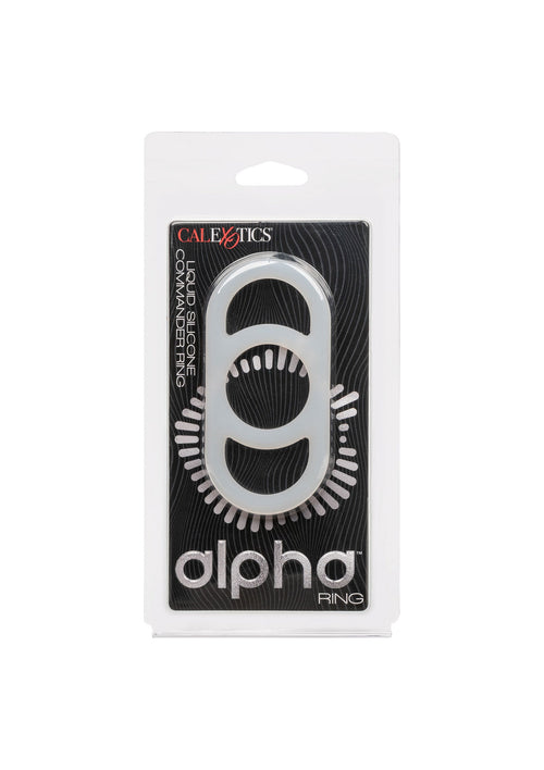 Anello Commander in silicone bianco