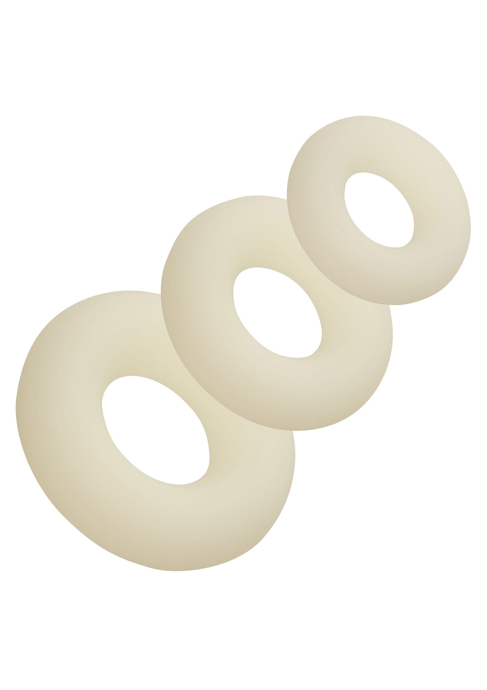 Set di 3 anelli in silicone luminosi