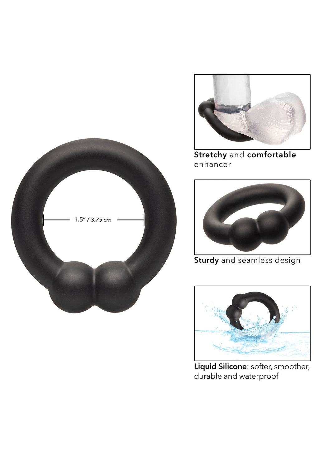 Anello Alpha Muscle nero