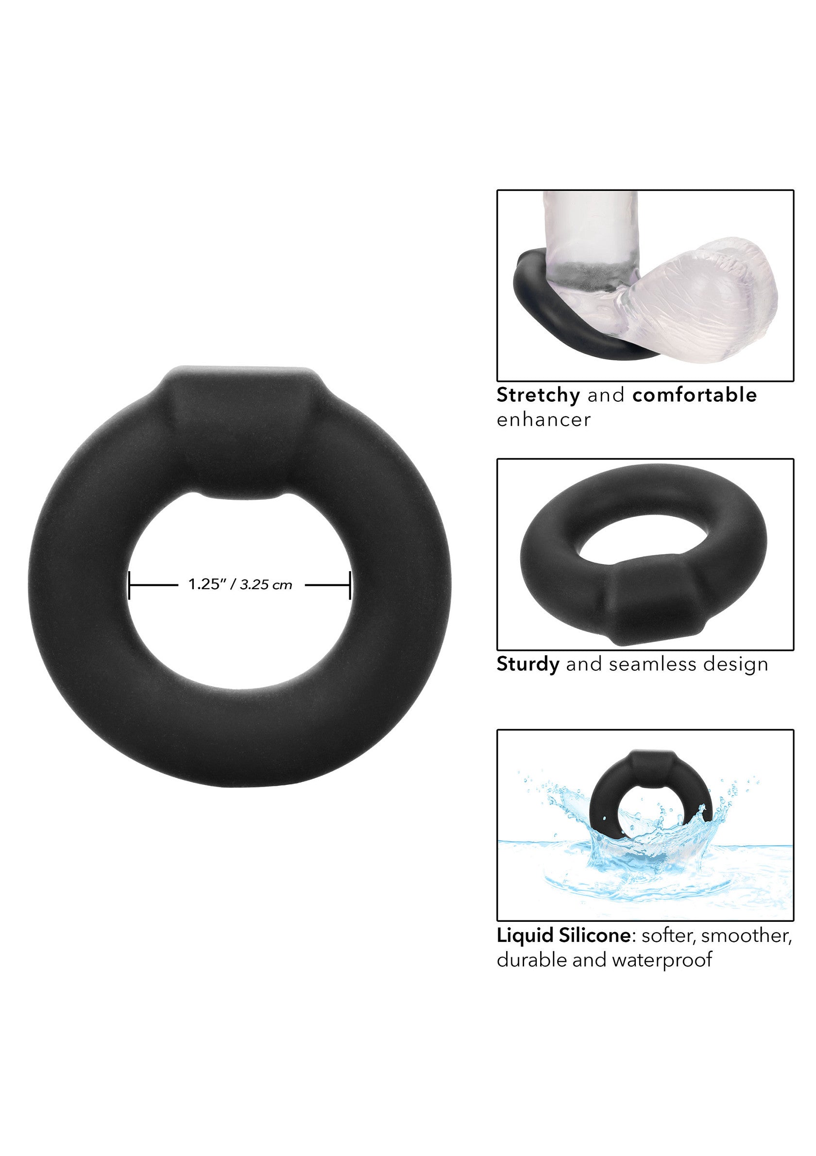 Anello Alpha Optimum nero