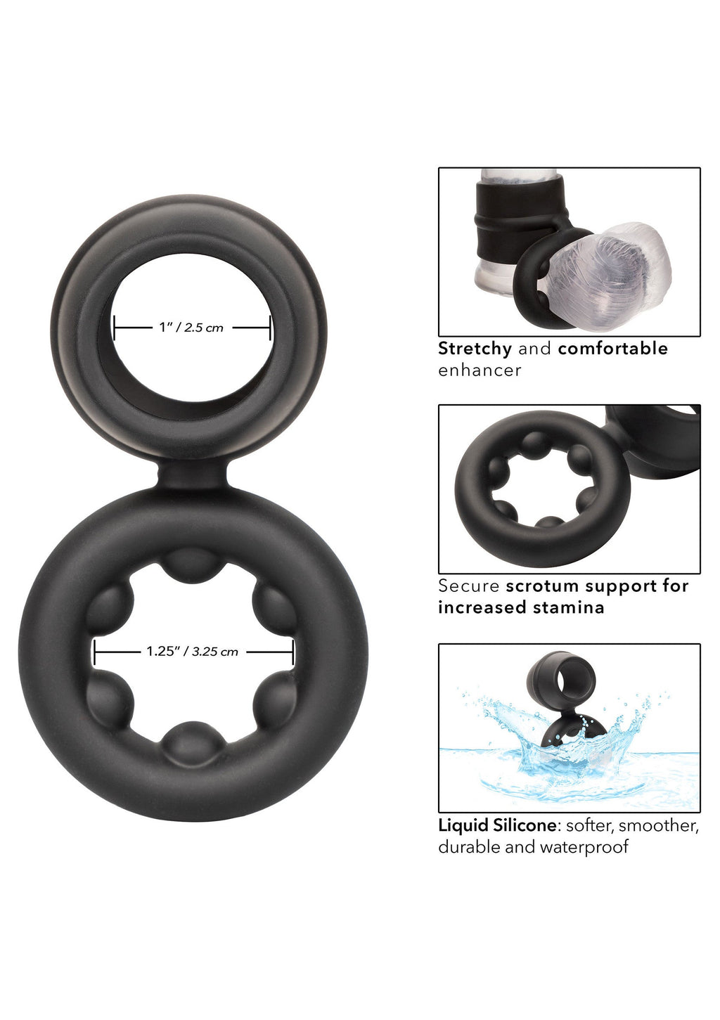 Anello Alpha Dual Magnum nero