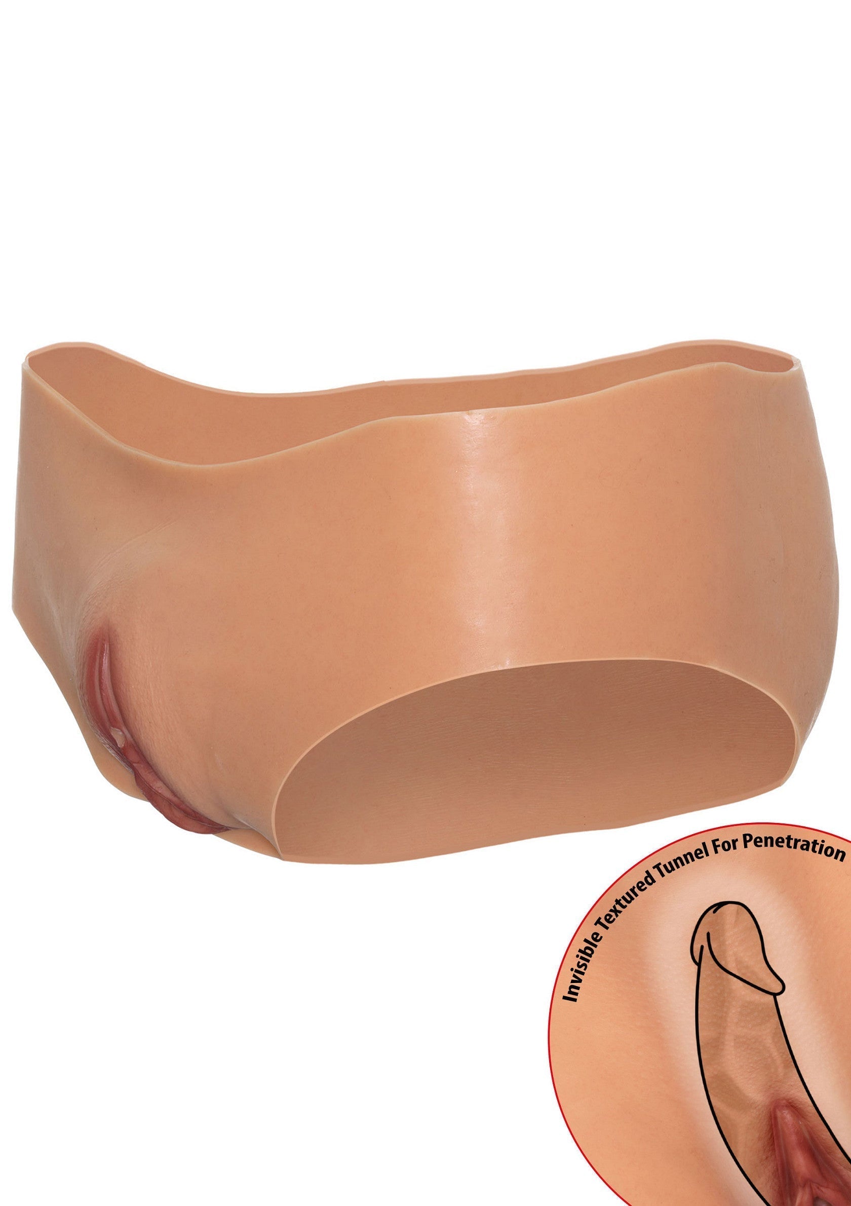 Slip a vagina aperta con vita bassa