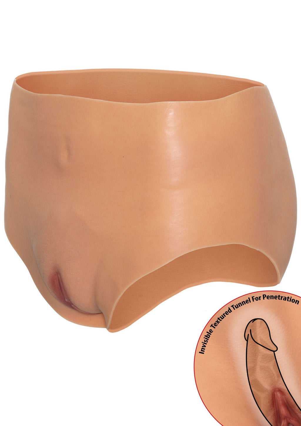 Slip a vita alta con vagina aperta