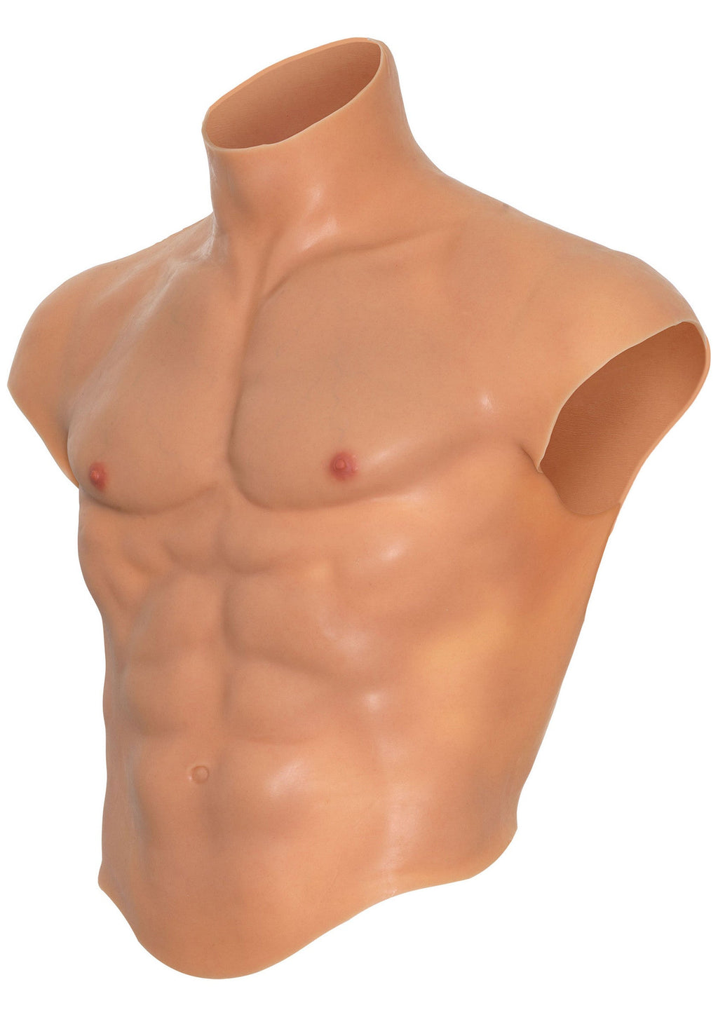 Pettorali e addominali in silicone per torso