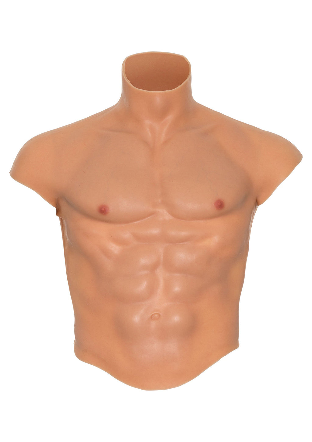 Pettorali e addominali in silicone per torso