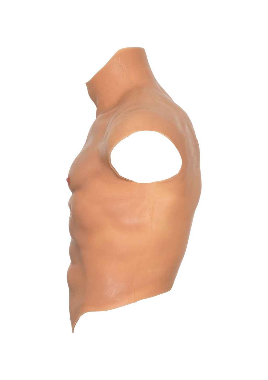 Pettorali e addominali in silicone per torso