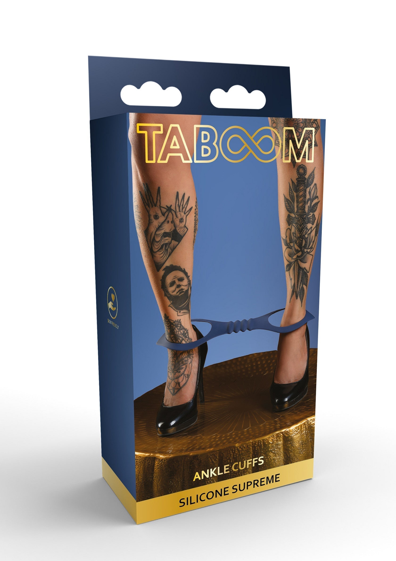 Polsini per caviglia in silicone blu