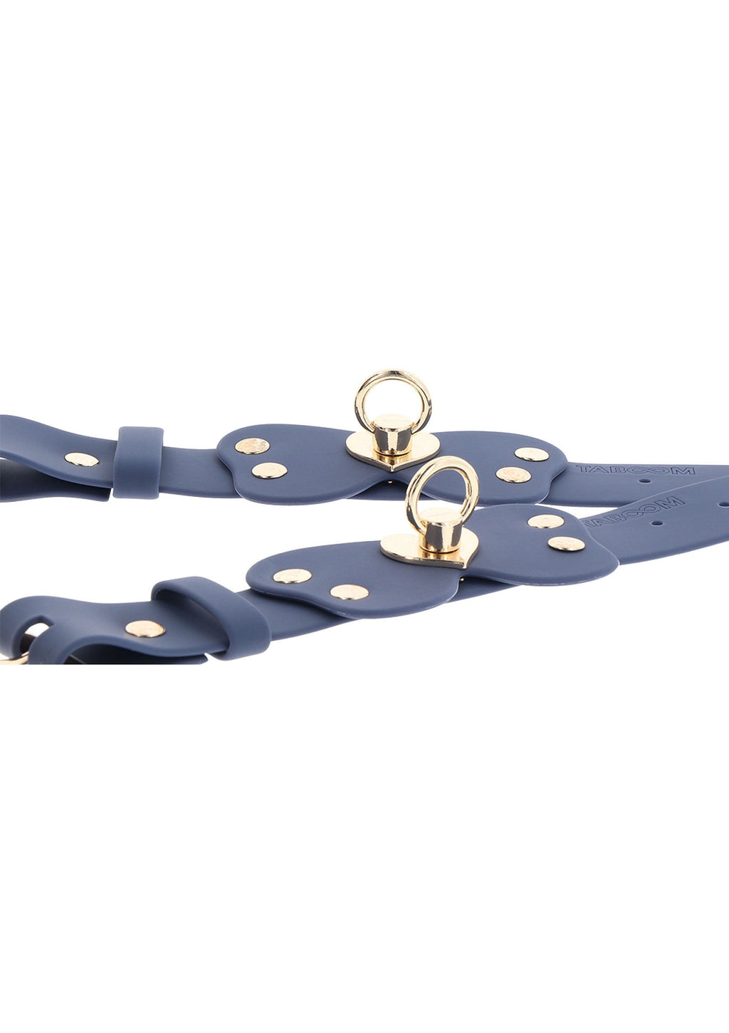 Set di polsini per caviglia in silicone blu