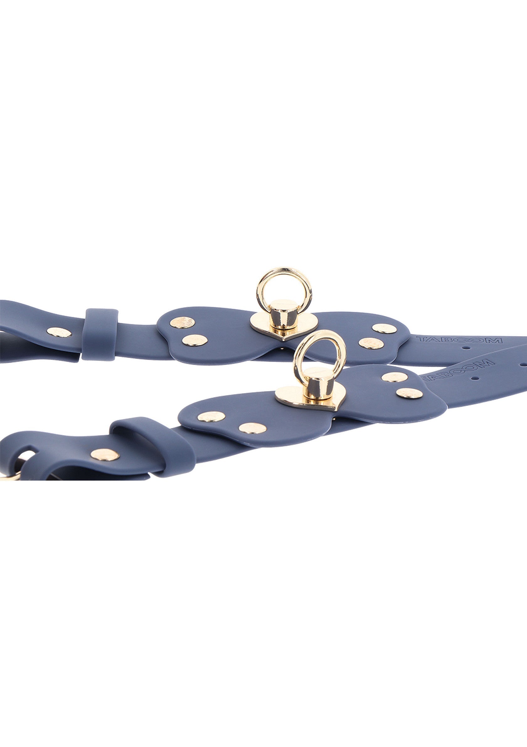 Set di polsini per caviglia in silicone blu