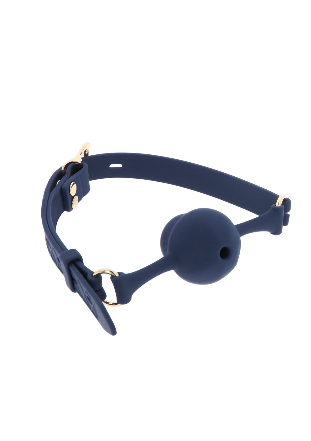 Bavaglio in silicone blu