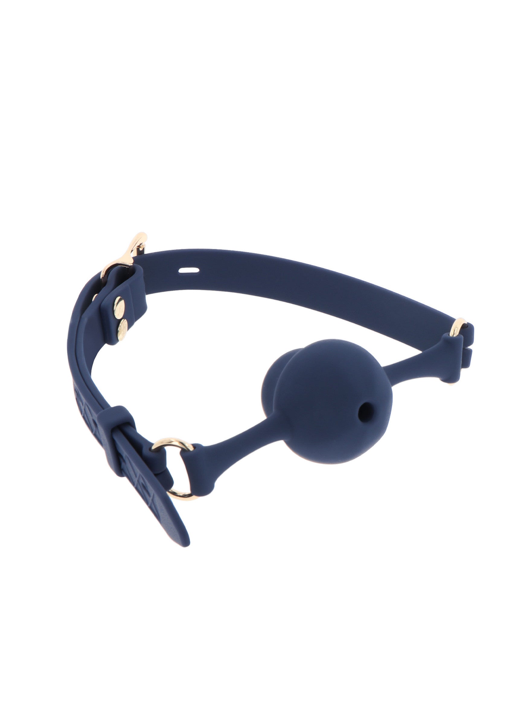 Bavaglio in silicone blu