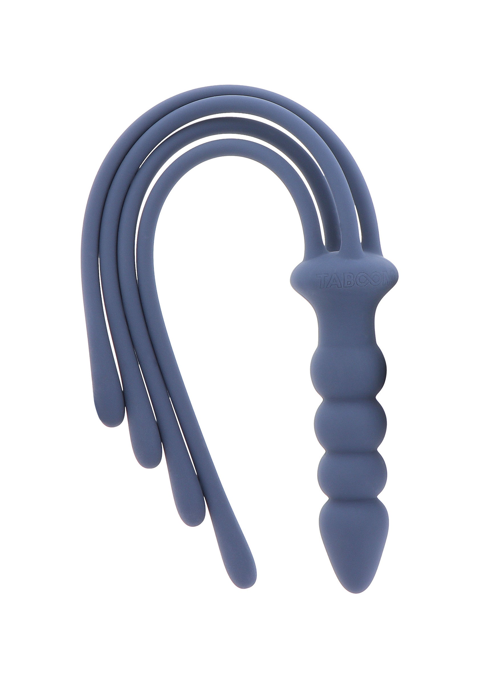 Frusta e tappo in silicone blu