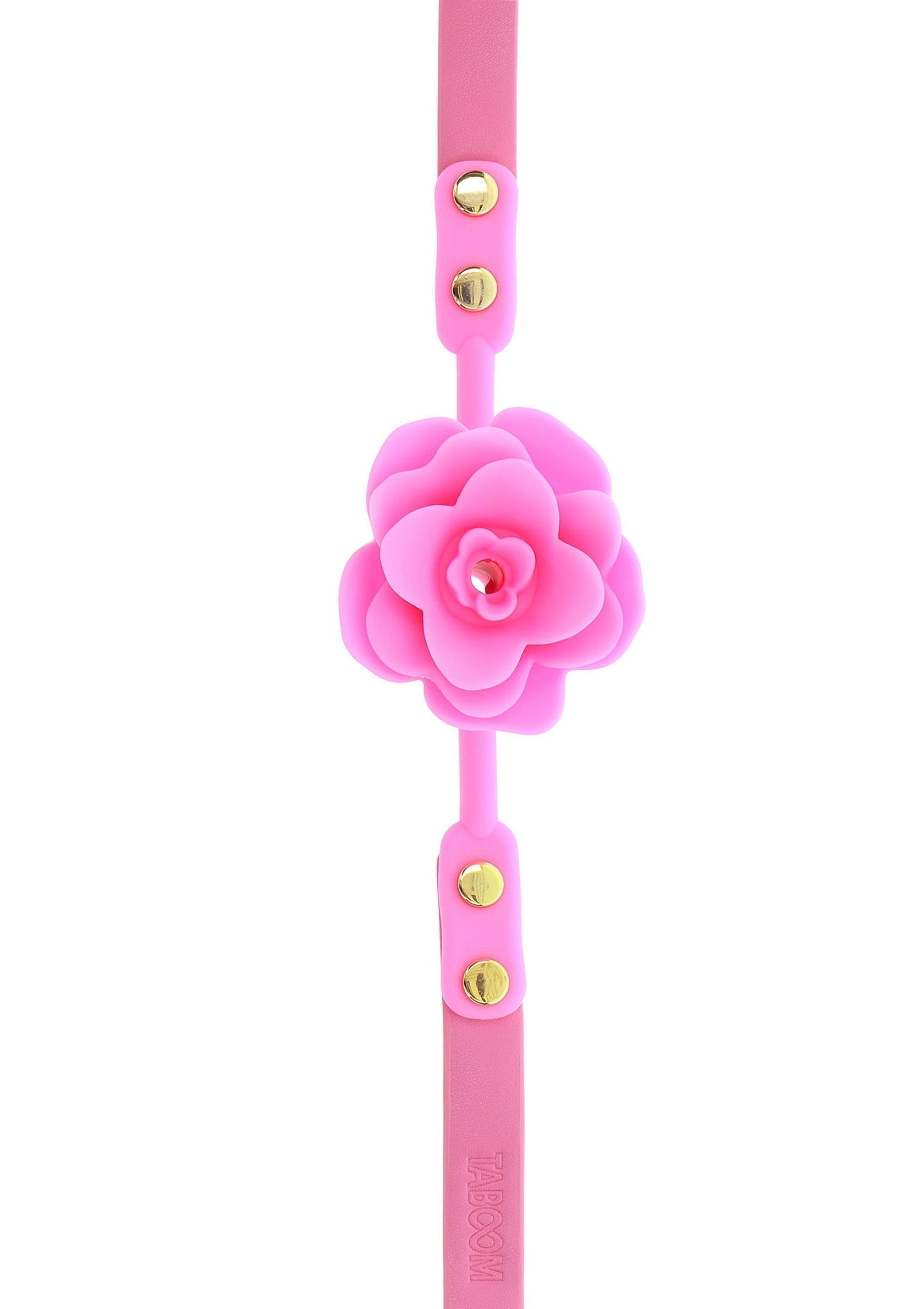 Bavaglio a palla di rosa rosa