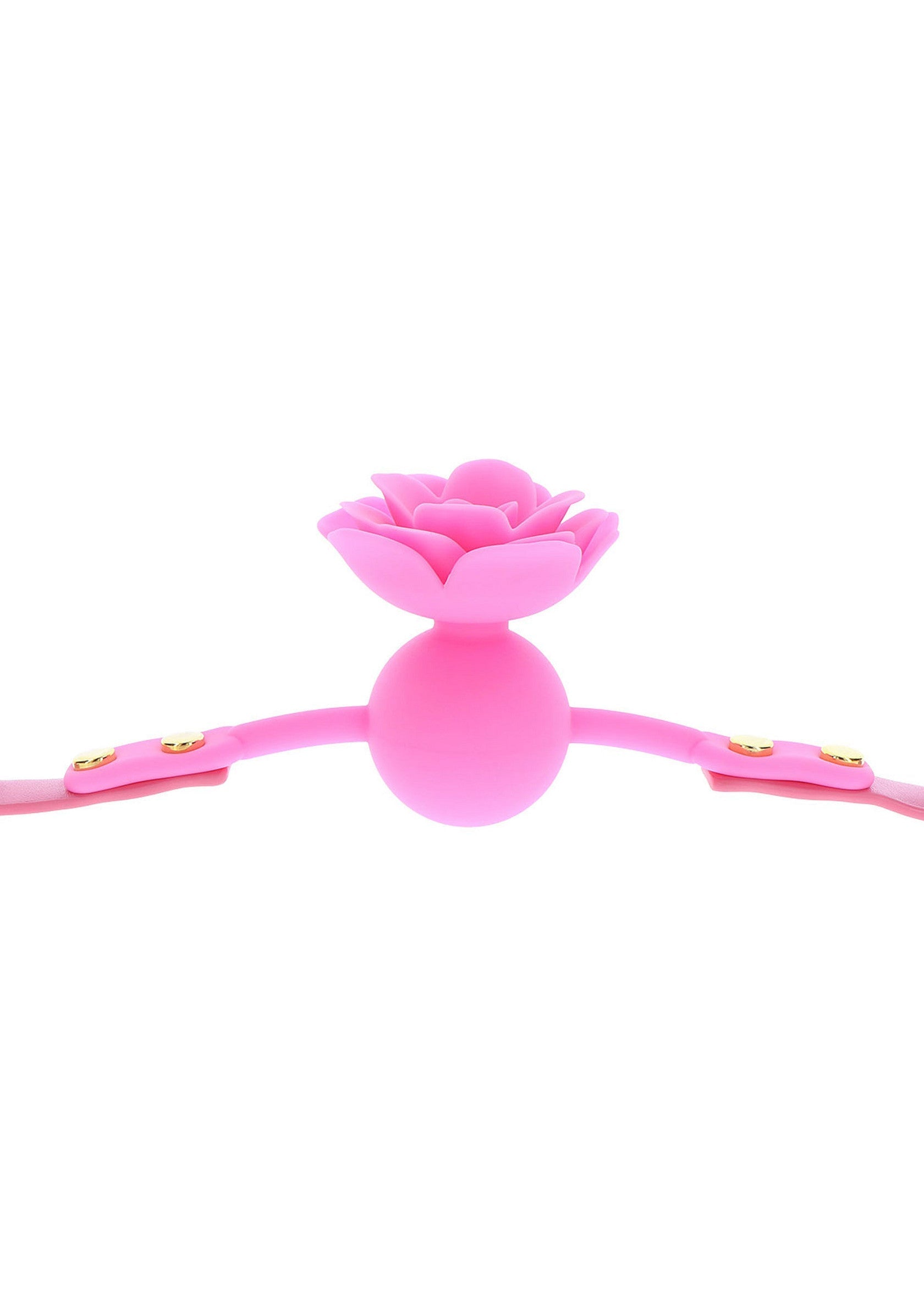 Bavaglio a palla di rosa rosa