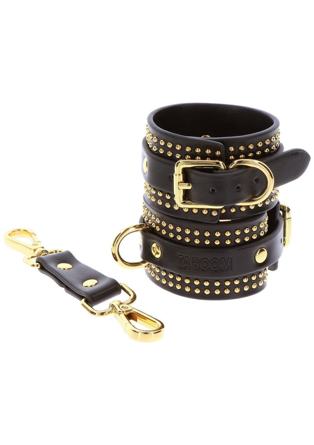 Set di polsini con borchie neri
