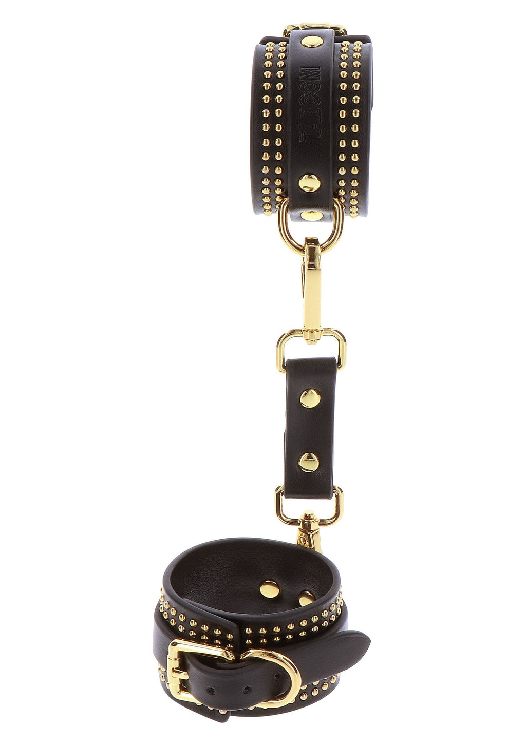 Set di polsini con borchie neri