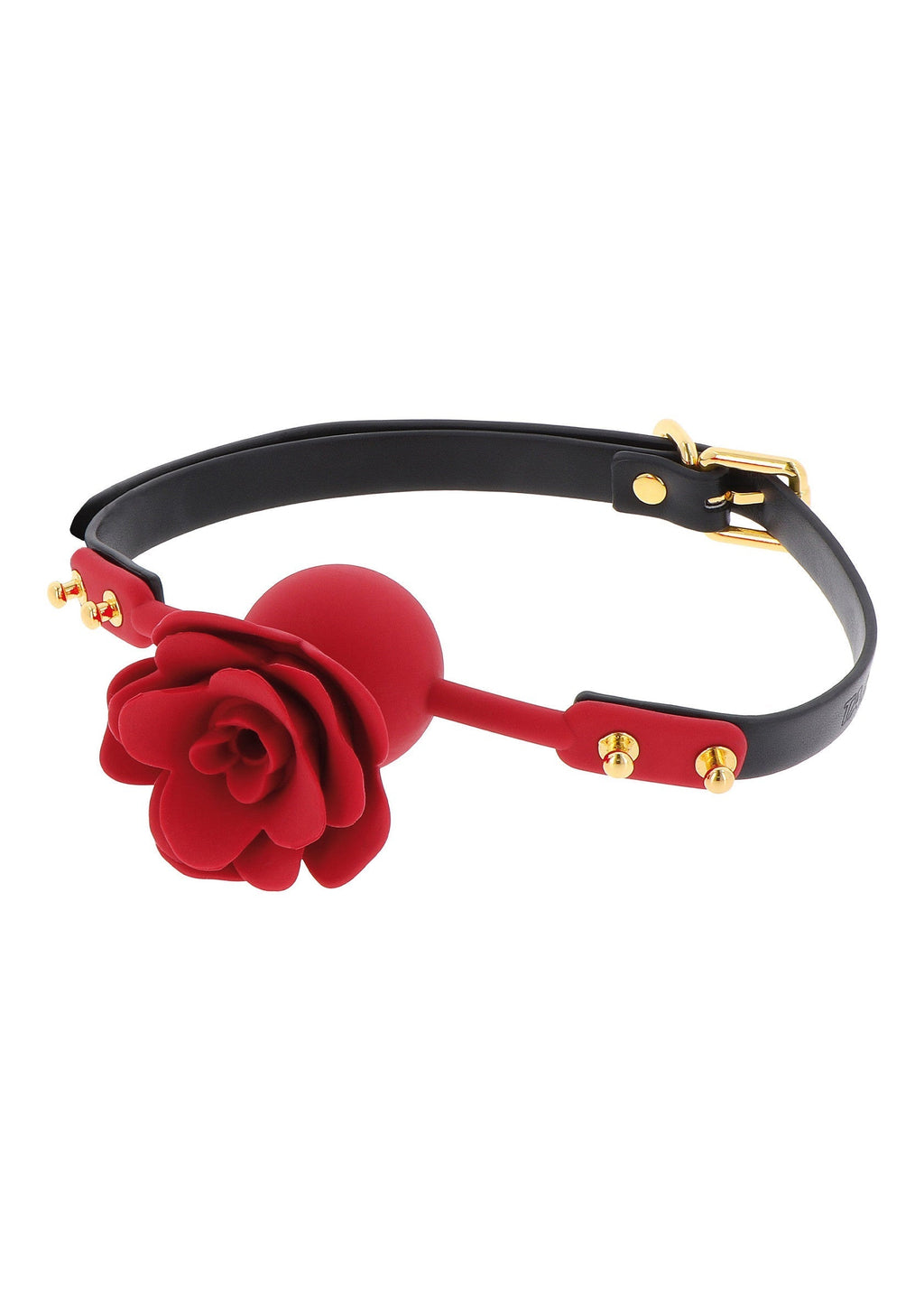 Bavaglio a sfera Wild Roses nero