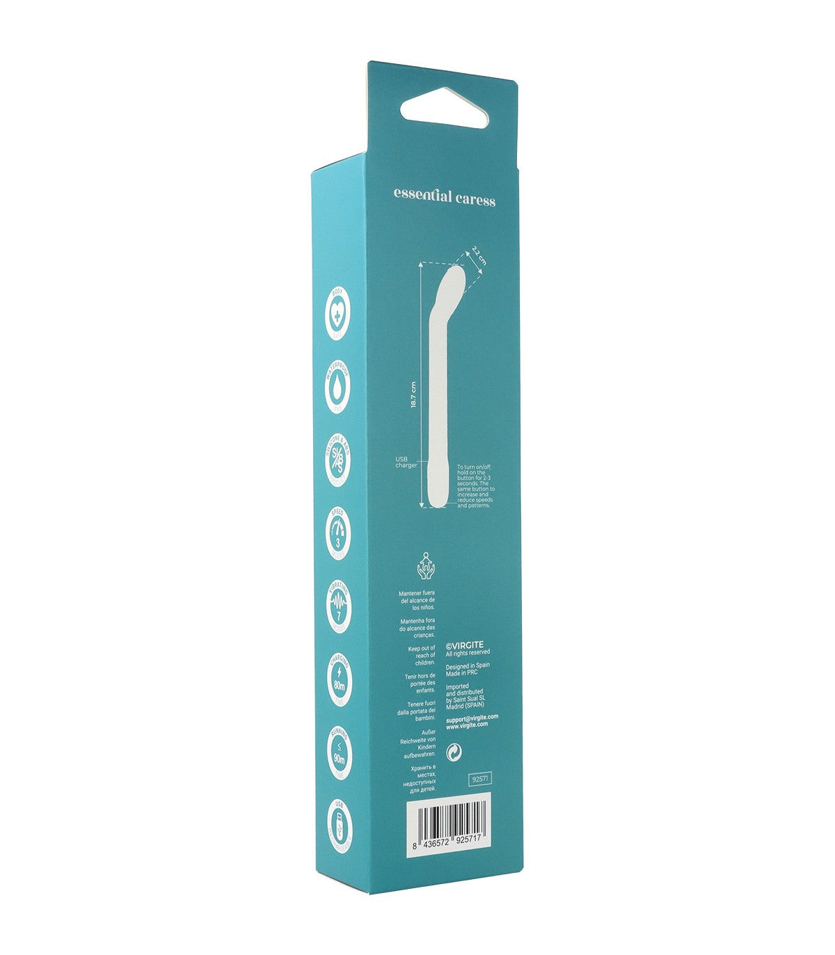 CARESS G-SPOT VIBRATOR BLUE