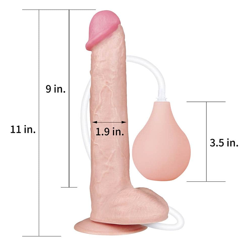 Dildo estremo da 11'' color carne