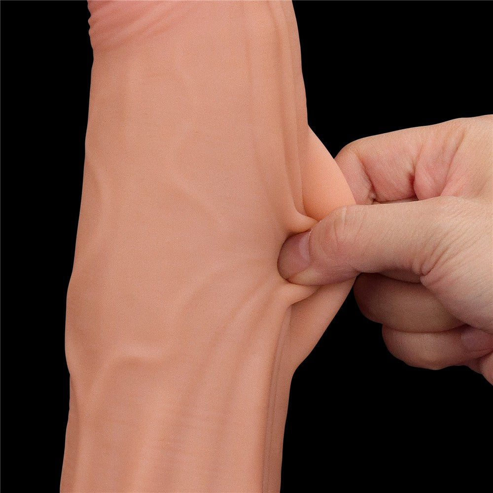 Dildo doppio strato scorrevole da 12'' King Size