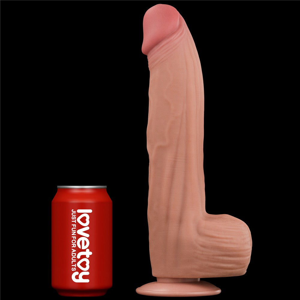 Dildo doppio strato scorrevole da 12'' King Size