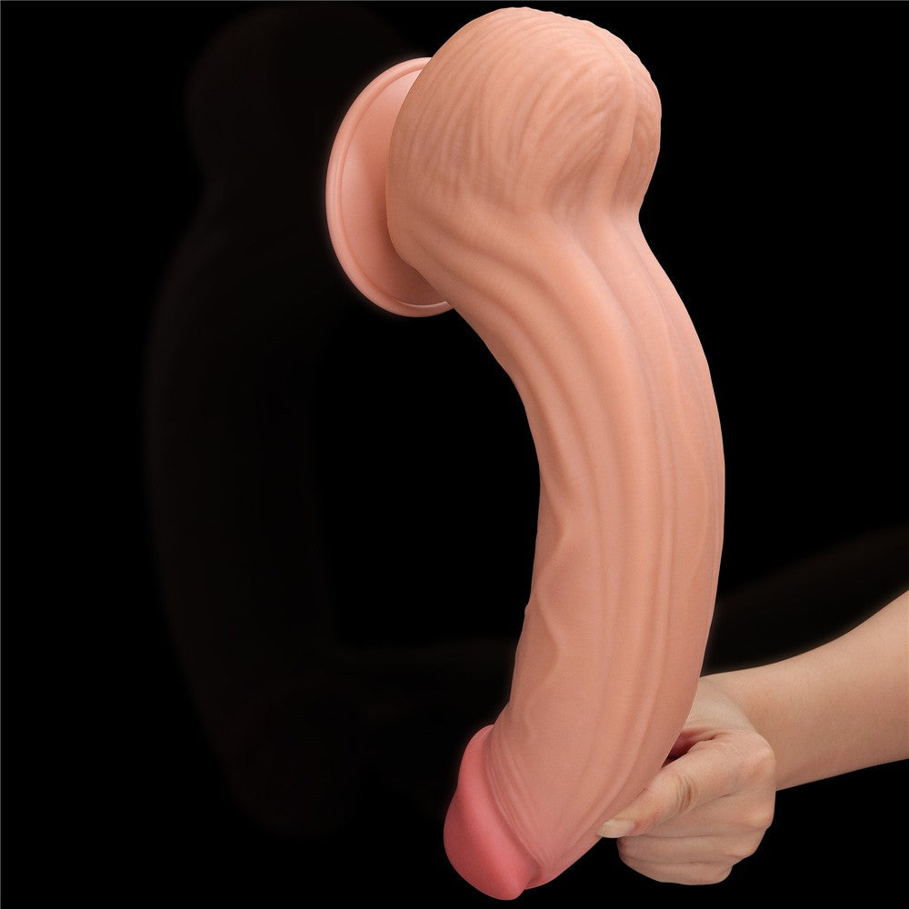 Dildo doppio strato scorrevole da 12'' King Size