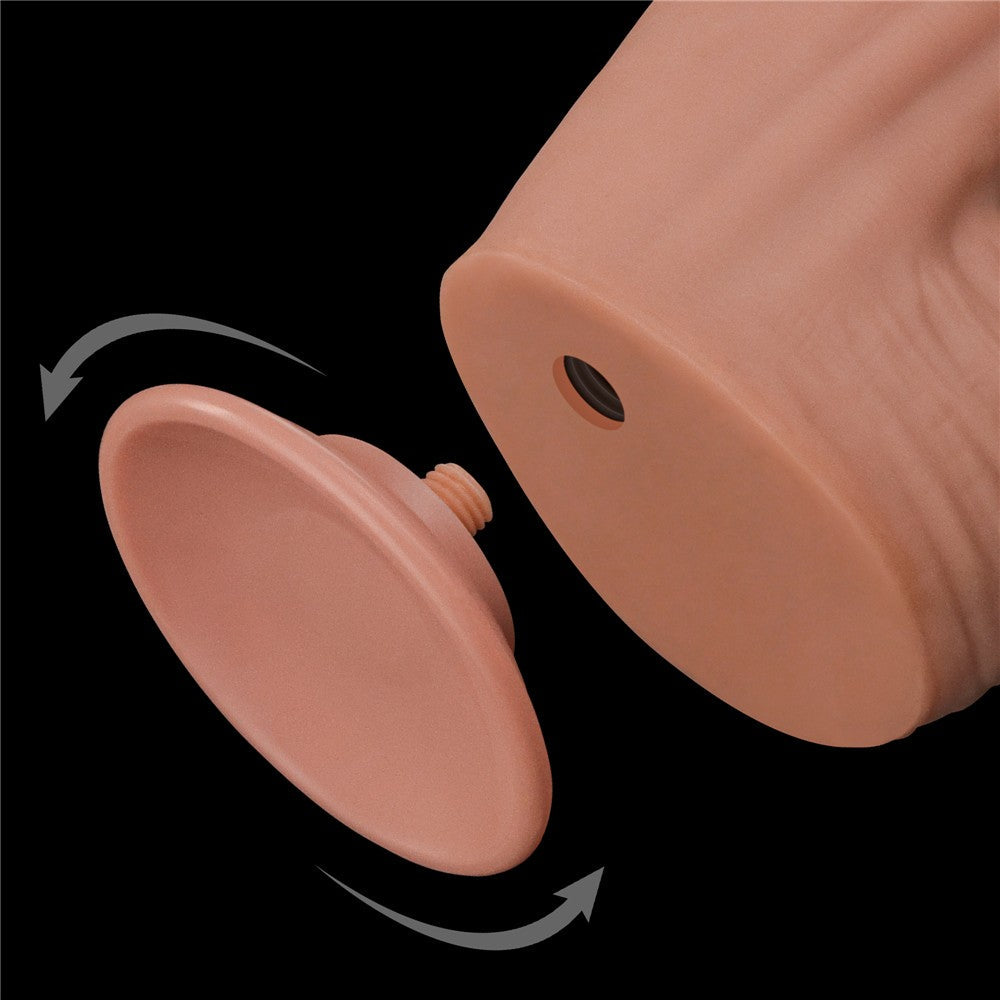 Dildo doppio strato scorrevole da 12'' King Size