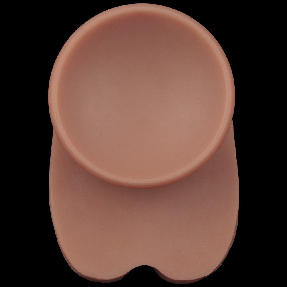 Pene in silicone pieghevole a doppio strato da 16'' XXL (carne)