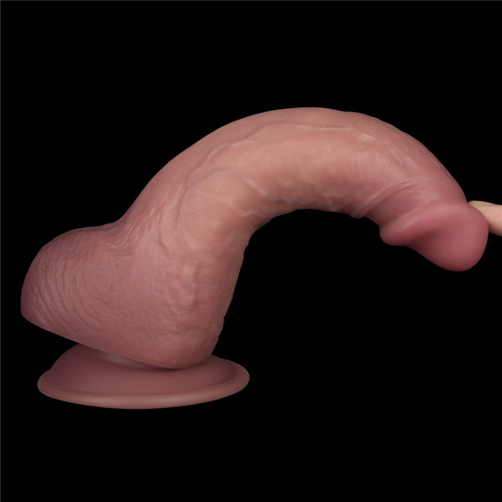 Dildo vibrante a doppia densità da 8,5''