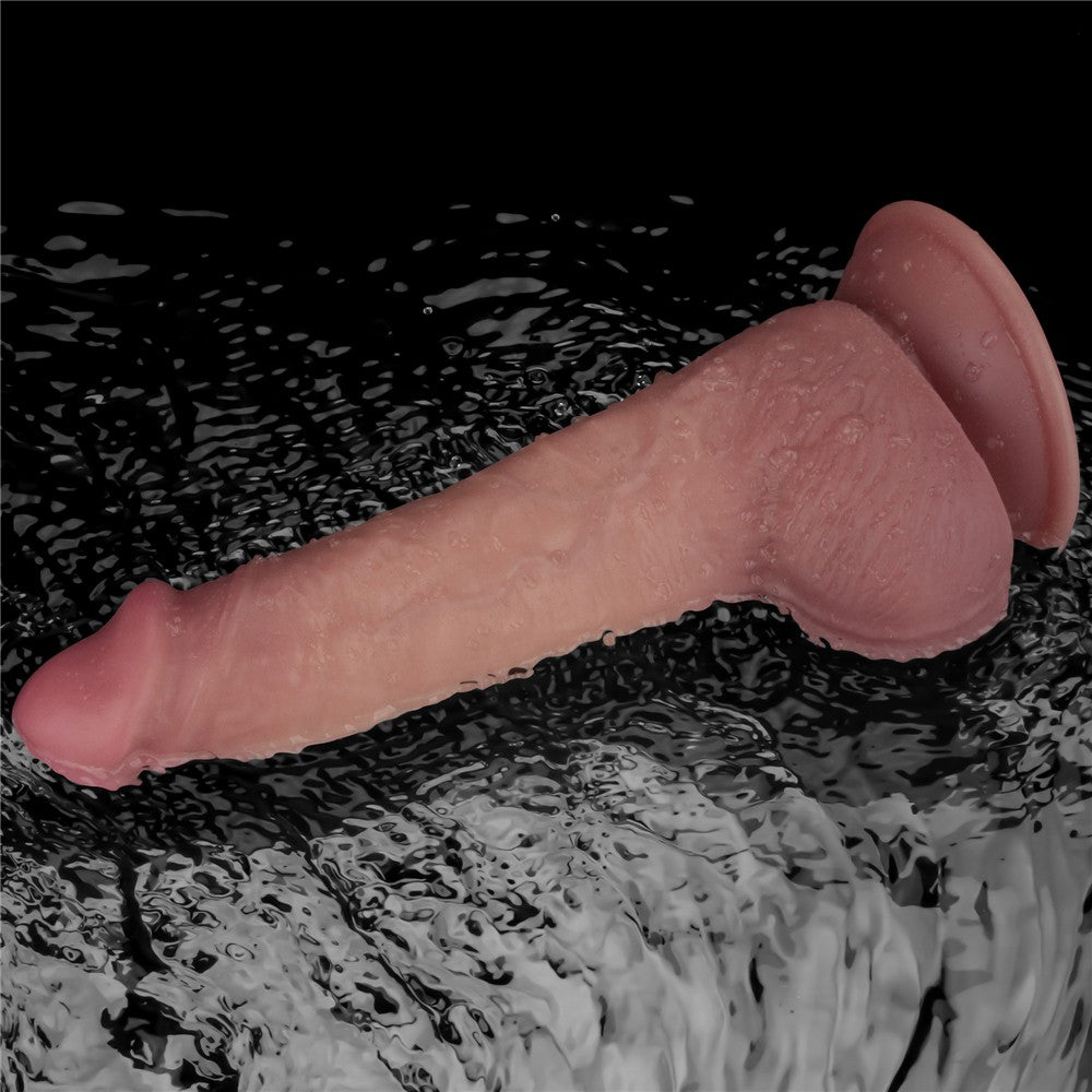 Dildo vibrante a doppia densità da 8,5''
