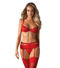 HEARTINA SET 3 PEZZI ROSSO S/M