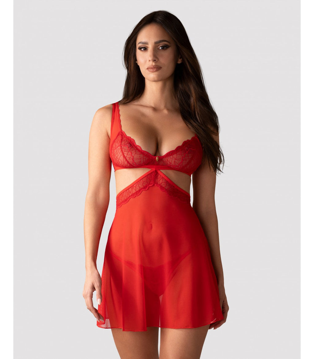 CUPIDE DESIR BABYDOLL E PERIZOMA L/XL