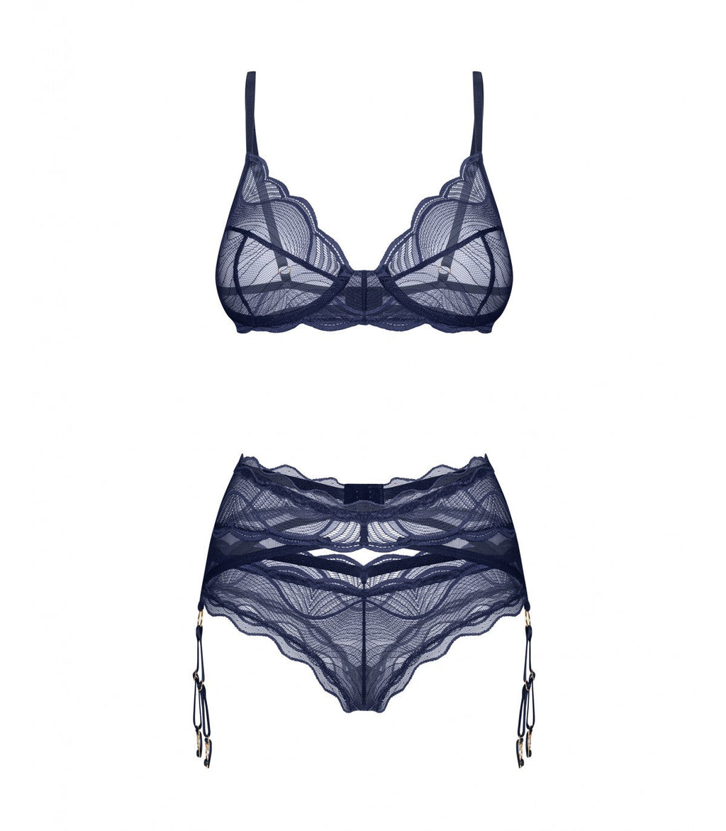 SET 3 PEZZI NIGHTLY BLUE XS/S