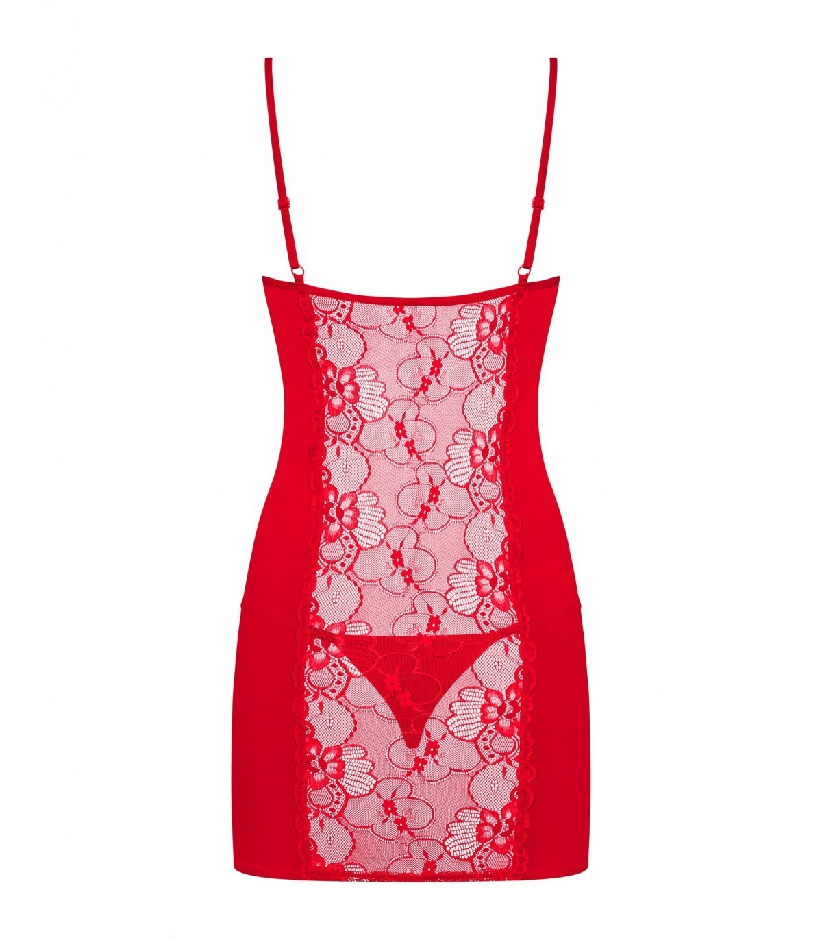 CAMICIA E PERIZOMA HEARTINA ROSSA 2XL/3XL