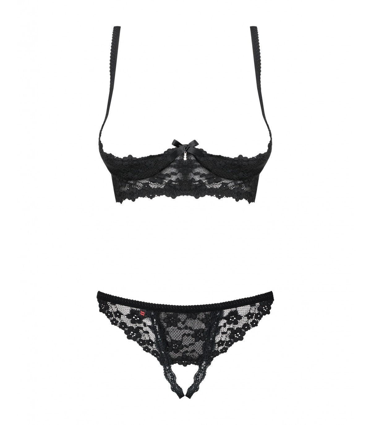 LETICA COMPLETO 2 PEZZI SENZA COPPA NERO S/M