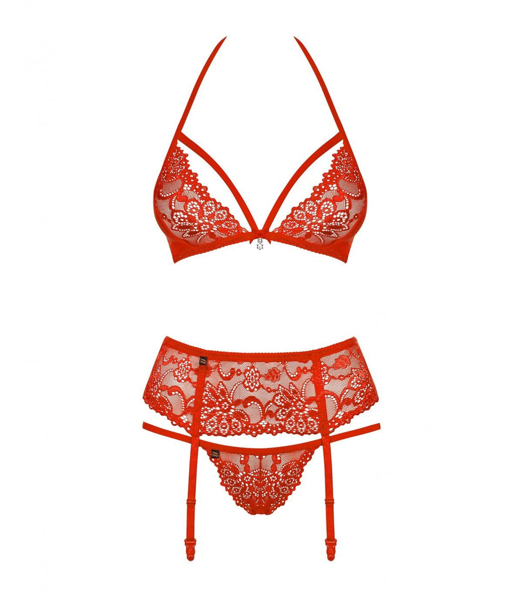838-SEG-3 SET 3 PEZZI ROSSO L/XL