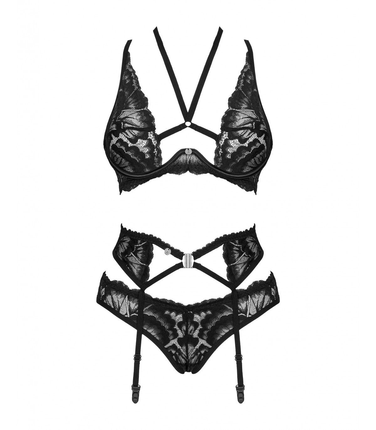 ALESSYA SET 3 PEZZI NERO XS/S