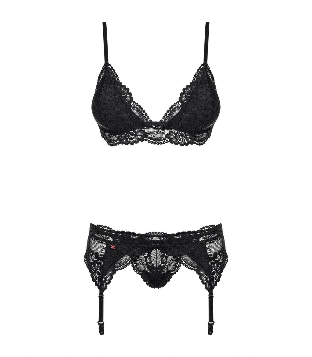 810-SEG-1 SET 3 PEZZI NERO S/M