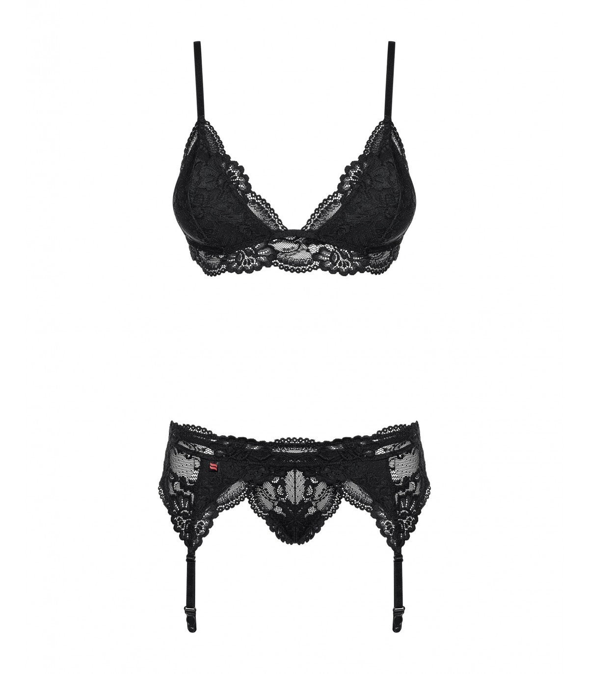 810-SEG-1 SET 3 PEZZI NERO L/XL