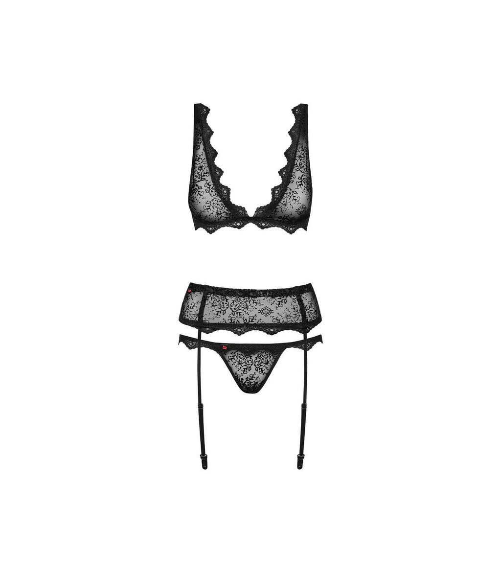 EMPERITA SET 3 PEZZI NERO L/XL