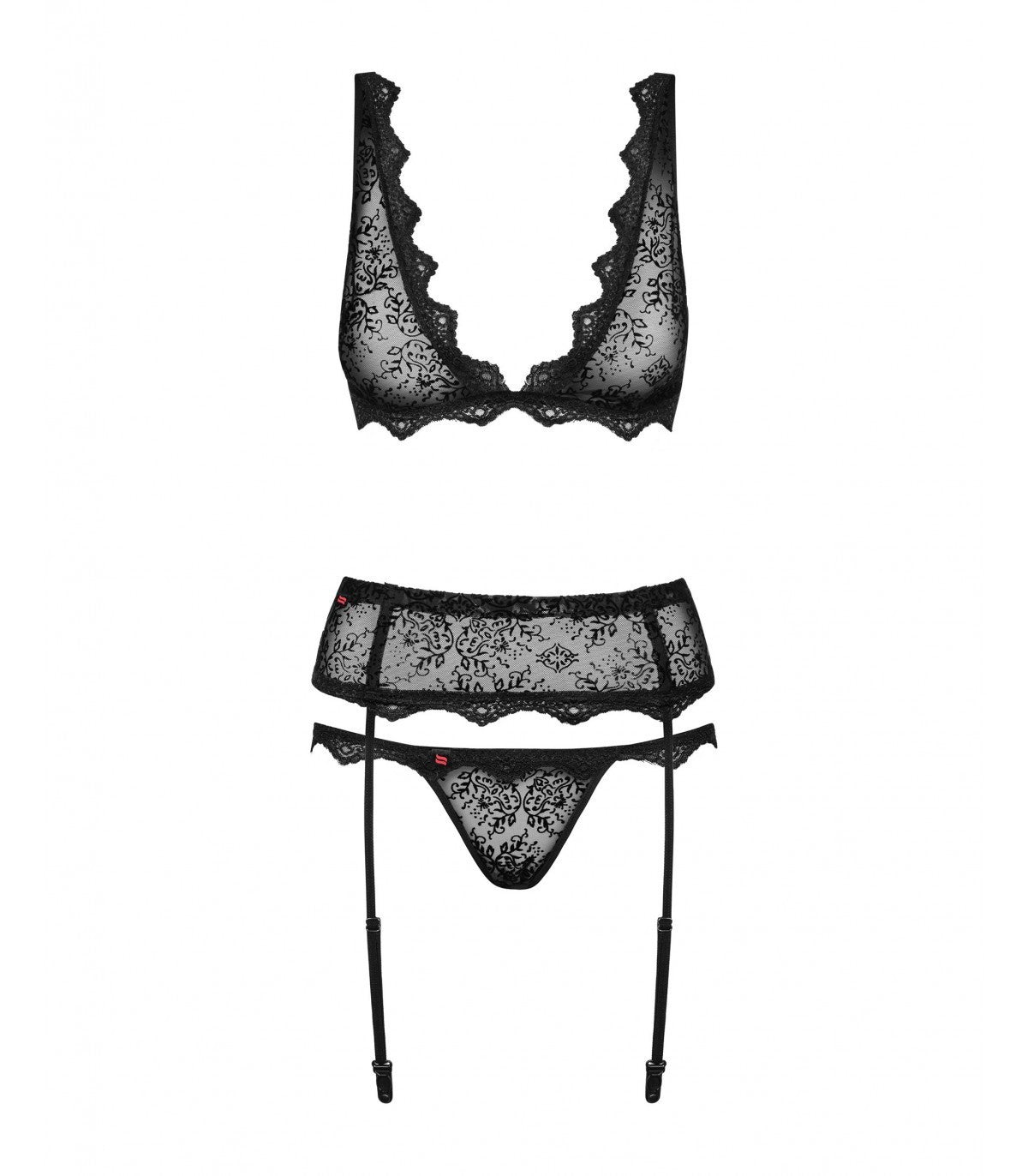EMPERITA SET 3 PEZZI NERO L/XL