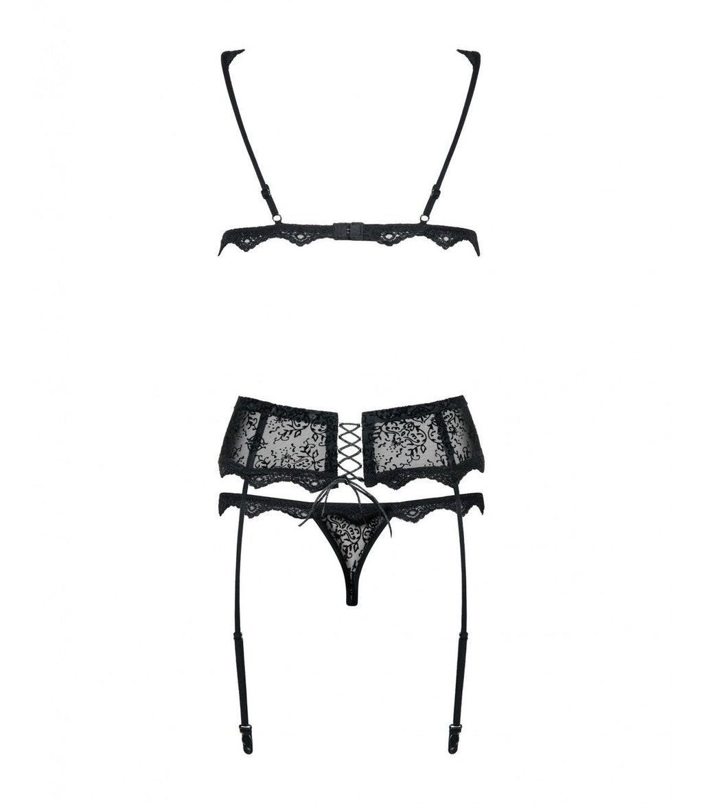 EMPERITA SET 3 PEZZI NERO L/XL