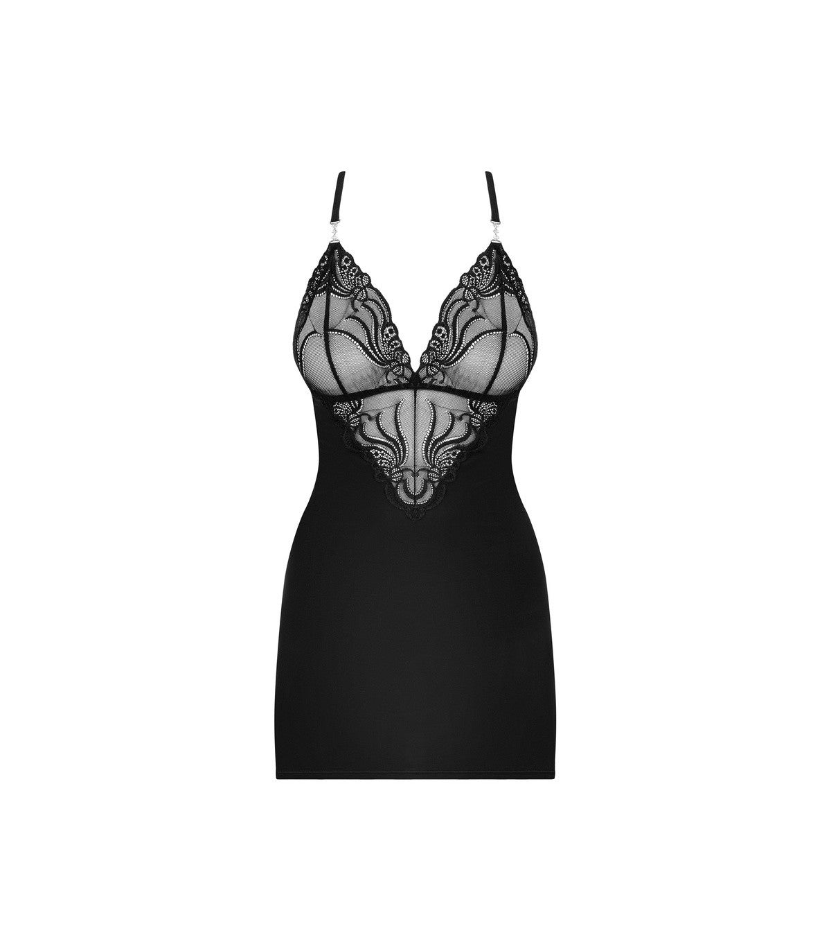 828-CHE-1 CHEMISE & THONG L/XL